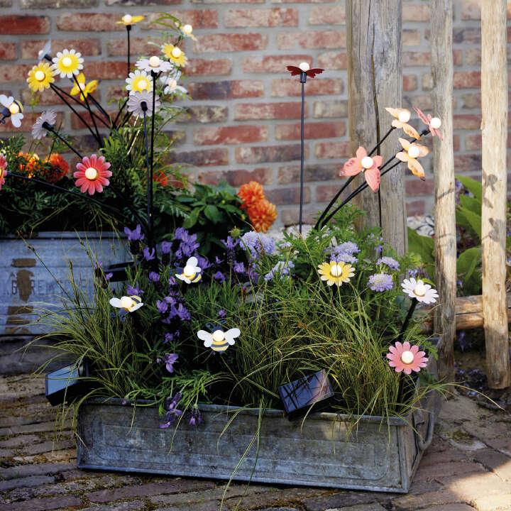 LUMINEO Solar-Stecker Sonnenblume